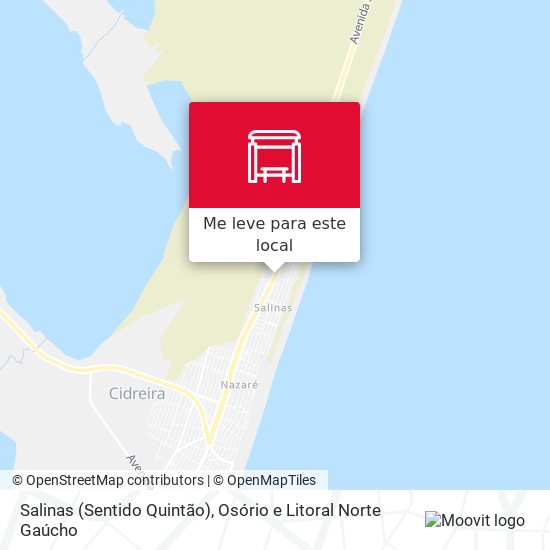 Salinas (Sentido Quintão) mapa