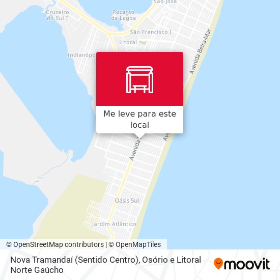 Nova Tramandaí (Sentido Centro) mapa