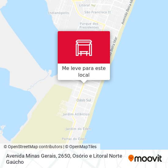 Avenida Minas Gerais, 2650 mapa