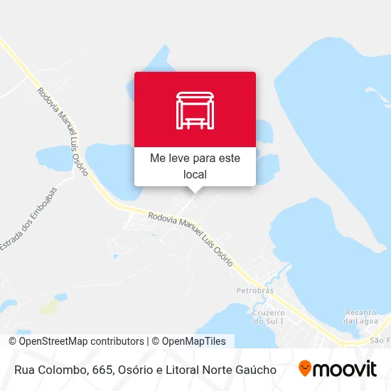 Rua Colombo, 665 mapa