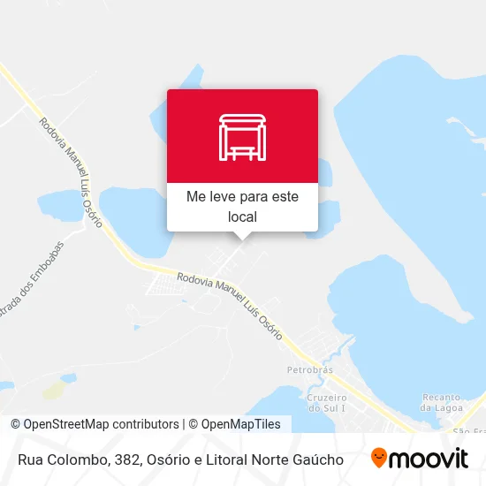 Rua Colombo, 382 mapa