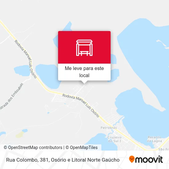 Rua Colombo, 381 mapa