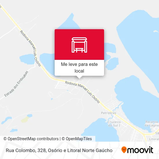 Rua Colombo, 328 mapa