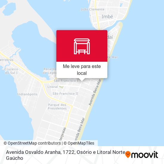 Avenida Osvaldo Aranha, 1722 mapa
