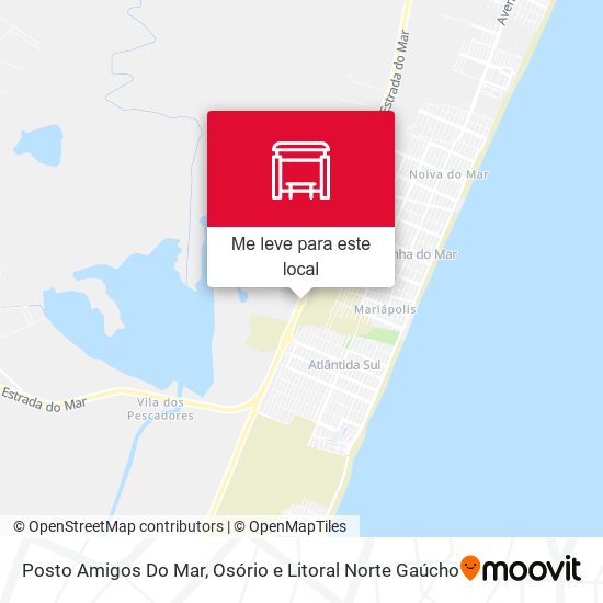 Posto Amigos Do Mar mapa