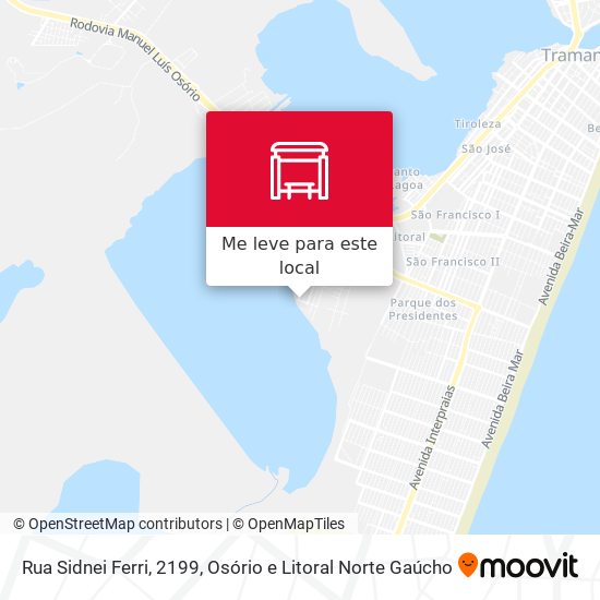 Rua Sidnei Ferri, 2199 mapa