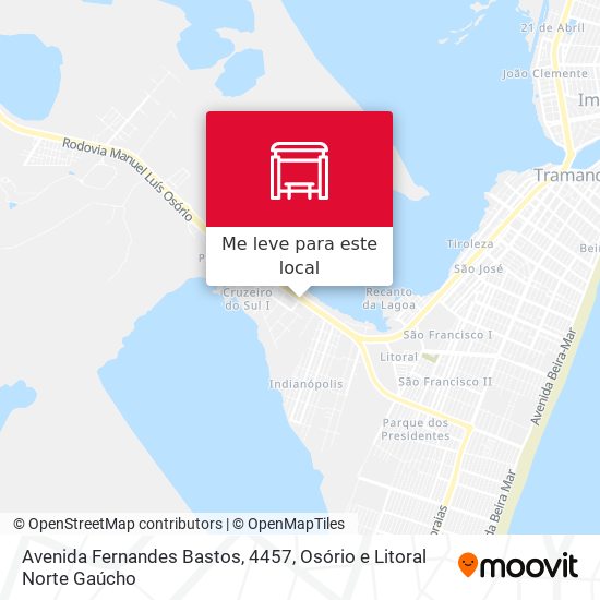 Avenida Fernandes Bastos, 4457 mapa
