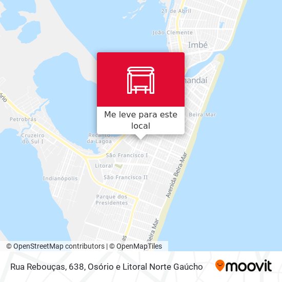 Rua Rebouças, 638 mapa