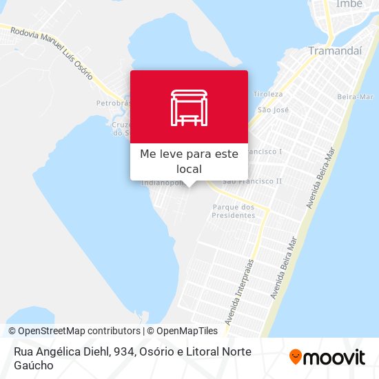 Rua Angélica Diehl, 934 mapa