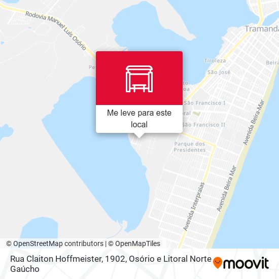 Rua Claiton Hoffmeister, 1902 mapa