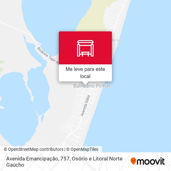 Avenida Emancipação, 757 mapa
