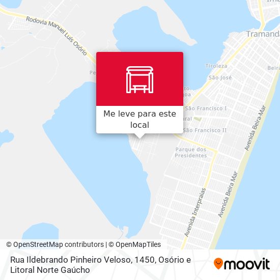 Rua Ildebrando Pinheiro Veloso, 1450 mapa