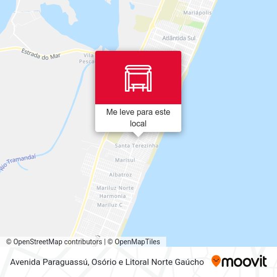 Avenida Paraguassú mapa