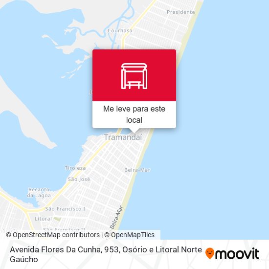 Avenida Flores Da Cunha, 953 mapa