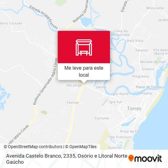 Avenida Castelo Branco, 2335 mapa