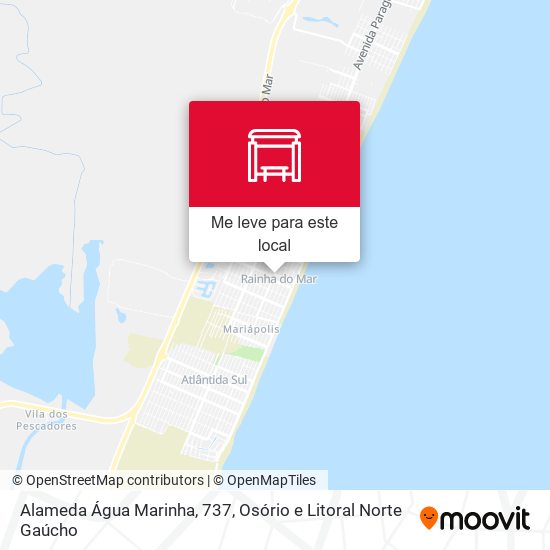 Alameda Água Marinha, 737 mapa