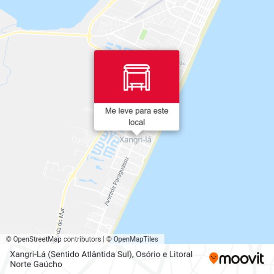 Xangri-Lá (Sentido Atlântida Sul) mapa