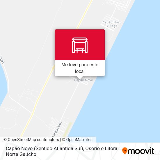 Capão Novo (Sentido Atlântida Sul) mapa