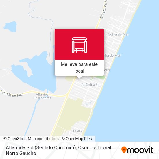 Atlântida Sul (Sentido Curumim) mapa