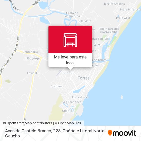 Avenida Castelo Branco, 228 mapa