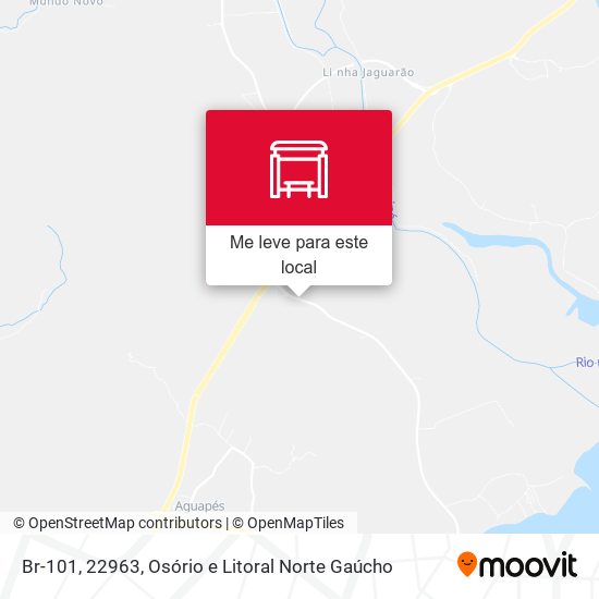 Br-101, 22963 mapa