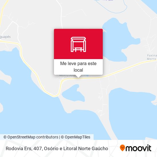 Rodovia Ers, 407 mapa