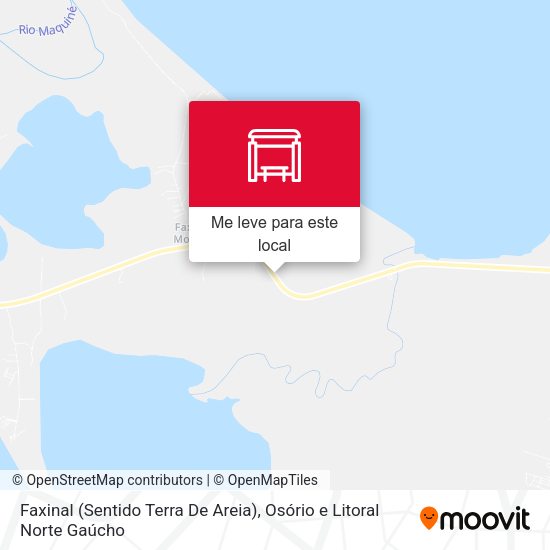 Faxinal (Sentido Terra De Areia) mapa