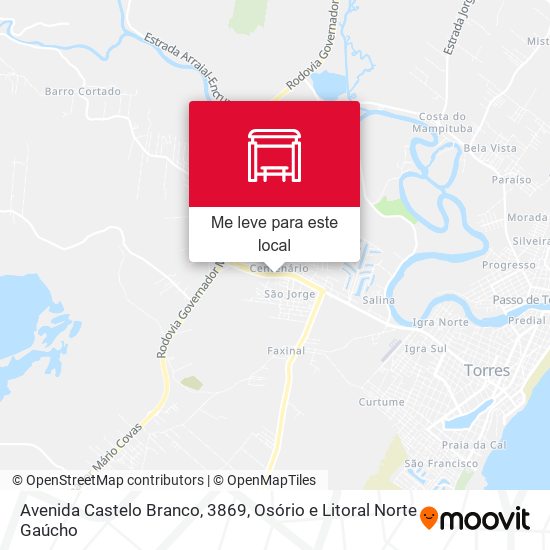 Avenida Castelo Branco, 3869 mapa
