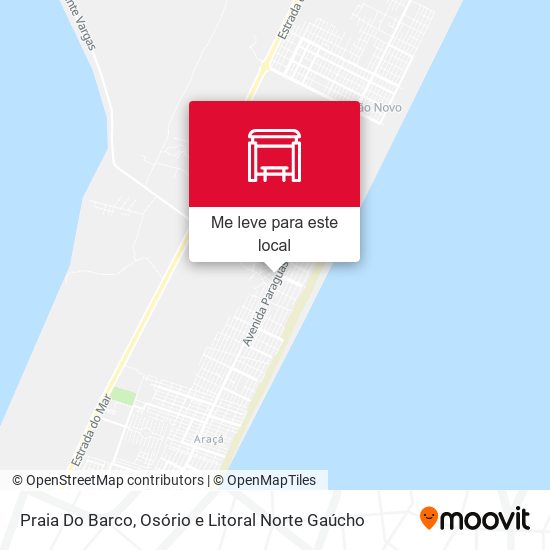 Praia Do Barco mapa