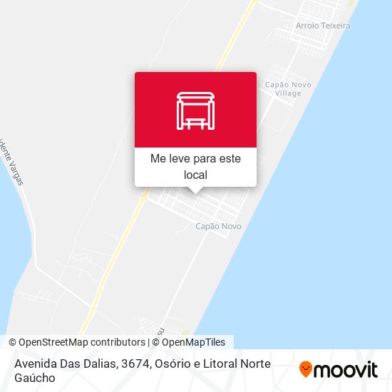 Avenida Das Dalias, 3674 mapa