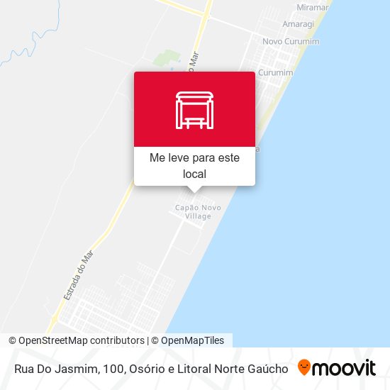 Rua Do Jasmim, 100 mapa