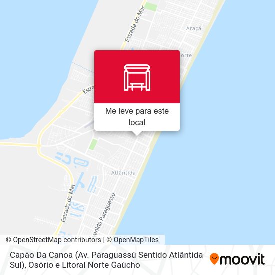 Capão Da Canoa (Av. Paraguassú Sentido Atlântida Sul) mapa