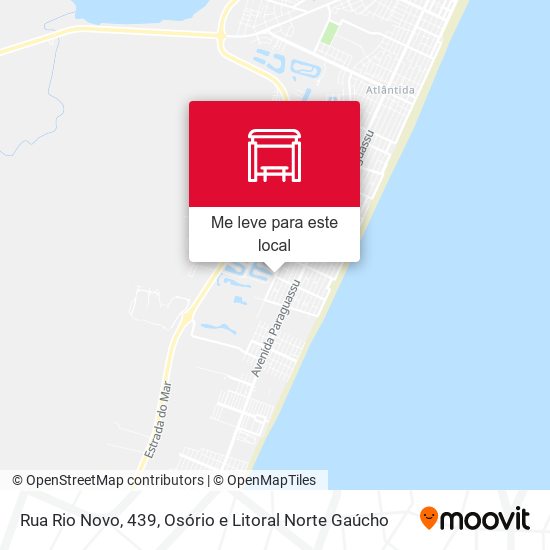 Rua Rio Novo, 439 mapa
