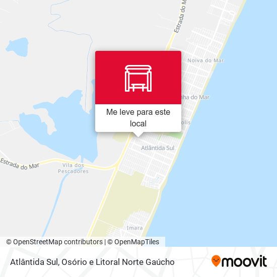 Atlântida Sul mapa
