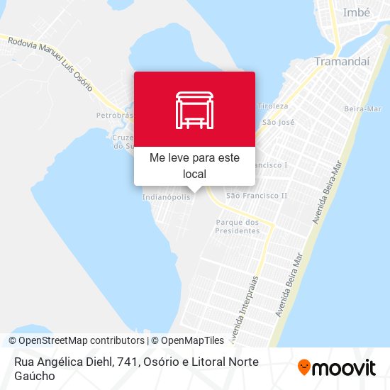 Rua Angélica Diehl, 741 mapa
