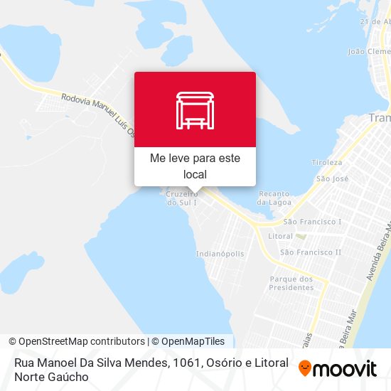 Rua Manoel Da Silva Mendes, 1061 mapa