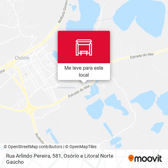 Rua Arlindo Pereira, 581 mapa