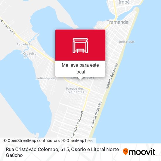 Rua Cristóvão Colombo, 615 mapa