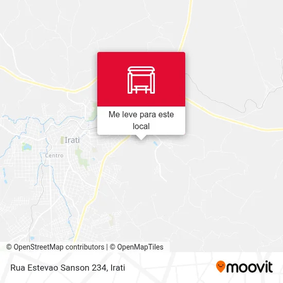 Rua Estevao Sanson 234 mapa