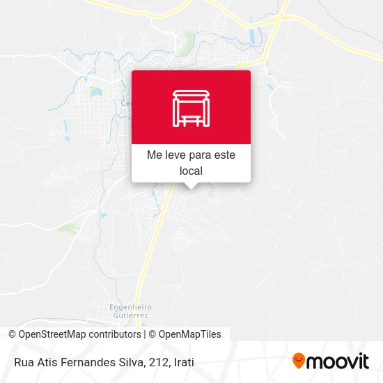 Rua Atis Fernandes Silva, 212 mapa