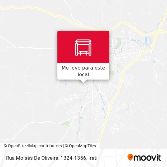 Rua Moisés De Oliveira, 1324-1356 mapa