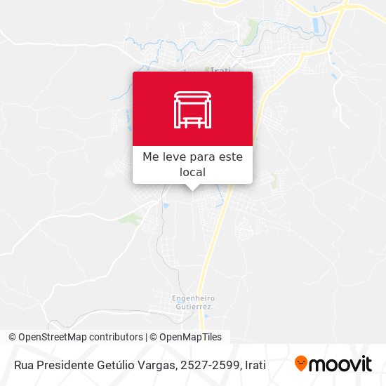 Rua Presidente Getúlio Vargas, 2527-2599 mapa