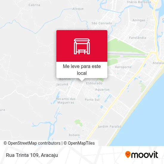 Rua Trinta 109 mapa
