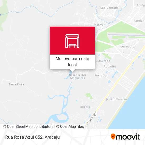 Rua Rosa Azul 852 mapa