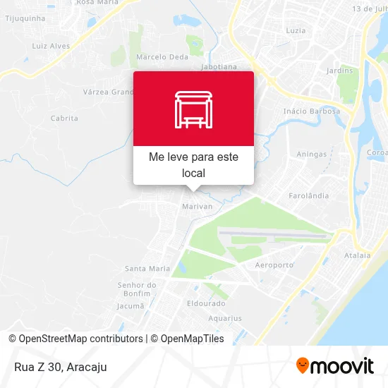 Rua Z 30 mapa