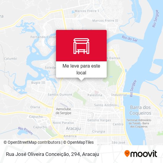 Rua José Oliveira Conceição, 294 mapa