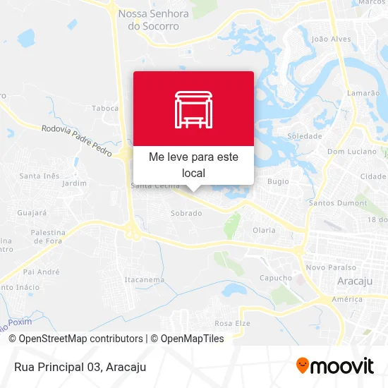Rua Principal 03 mapa