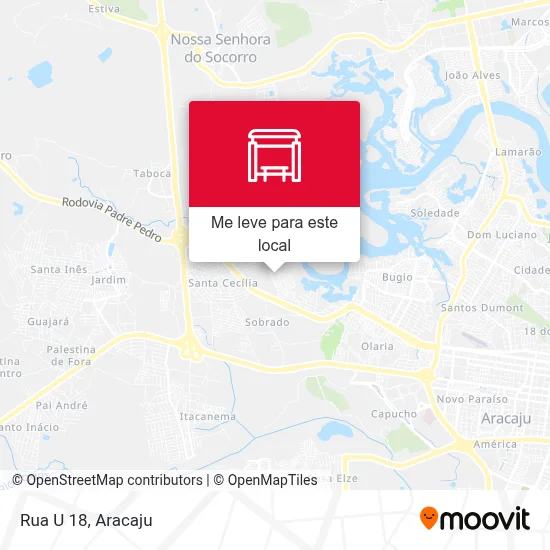 Rua U 18 mapa