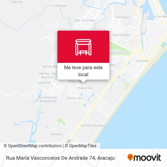 Rua Maria Vasconcelos De Andrade 74 mapa