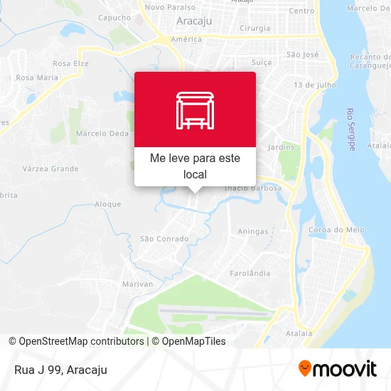 Rua J 99 mapa